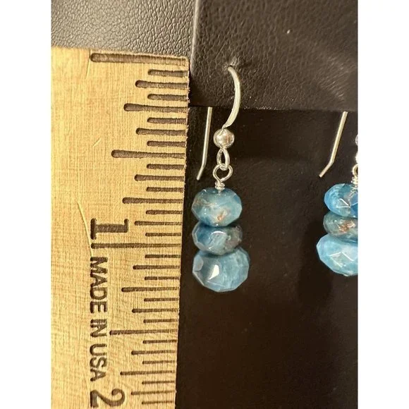 Jay King DTR Mine Finds Sterling Silver Blue Apatite Necklace & Earring Set - Picture 9 of 11